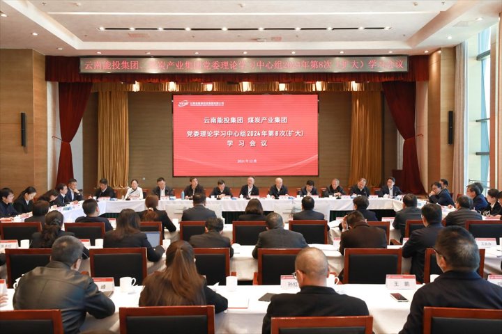 能投集团、煤炭产业集团党委开展理论学习中心组学习